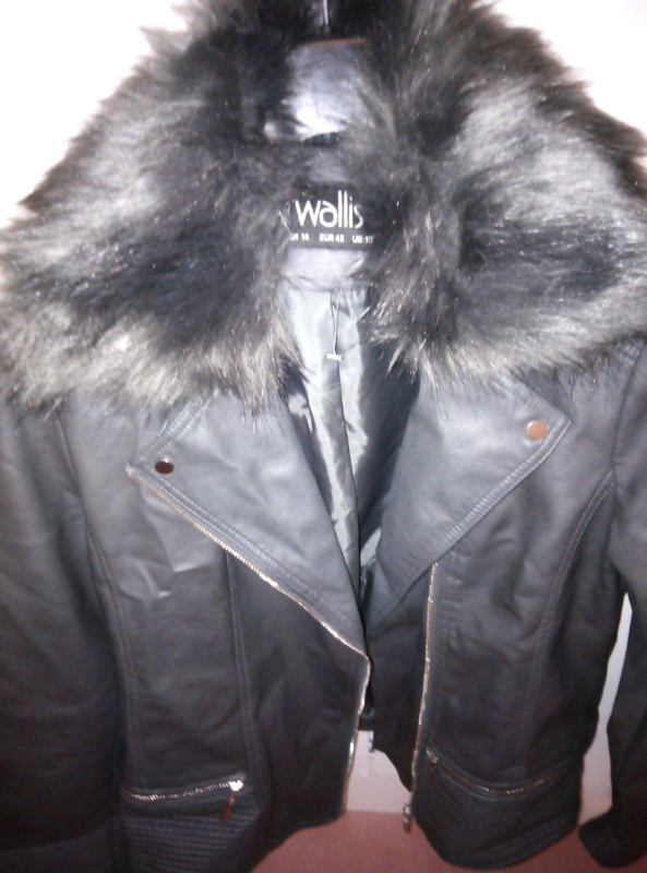 wallis grey biker jacket